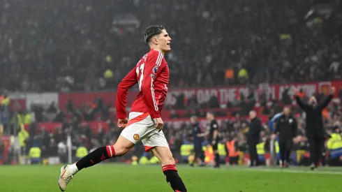 Alejandro Garnacho não festejou o último golo que marcou. Foto: Imago