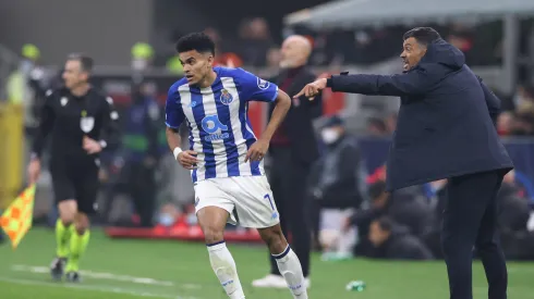 Luis Díaz e Sérgio Conceição no FC Porto. Foto: Imago
