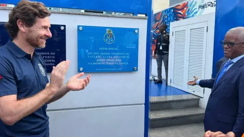 Villas-Boas está em Luanda. Foto: Twitter FC Porto.