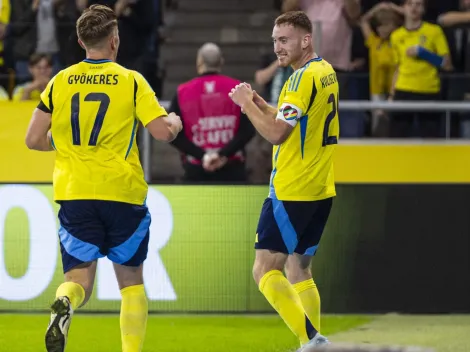 Viktor Pökeres ajudou Suécia a esmagar Azerbaijão de Fernando Santos