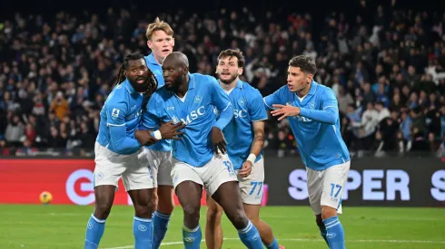 Nápoles festeja vitória contra a Roma. Foto: Imago