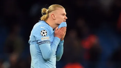 Erling Haaland após o jogo frente ao Feyenoord. Foto: Imago