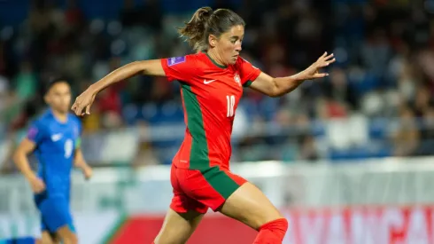 Carolina Mendes em campo pela seleção feminina de Portugal. Foto: Imago