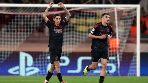 Di María celebra o terceiro golo do Benfica. Foto: Imago