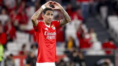 Di María, do Benfica: a um passe de recorde histórico na Champions League. Foto: Imago
