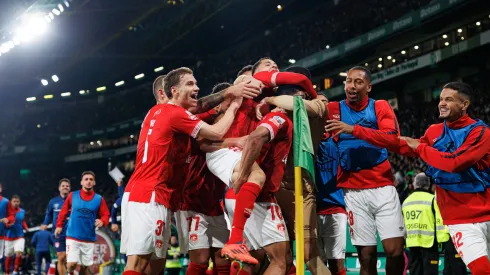 Santa Clara festeja vitória contra o Sporting. Foto: Imago