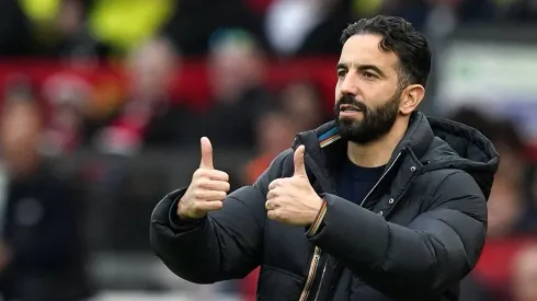 Ruben Amorim conseguiu uma vitória no seu primeiro jogo na Premier League em Old Trafford.