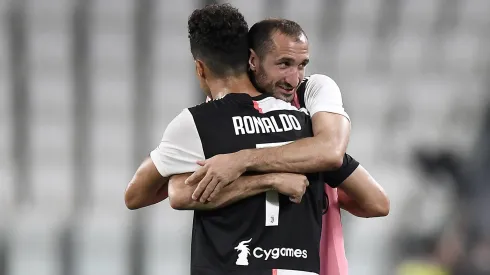 Chiellini prefere Cristiano Ronaldo a seu lado numa final.