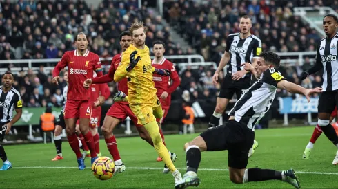 Newcastle empatou no fim com o Liverpool. Foto: Imago