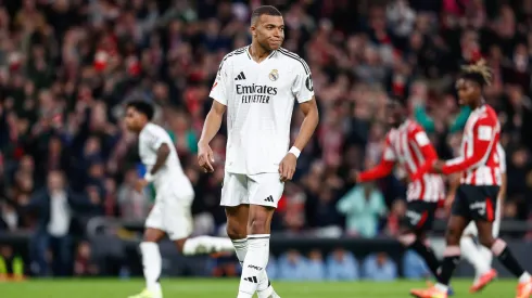 Mbappé durante o jogo com Athletic Bilbao. Foto: Imago