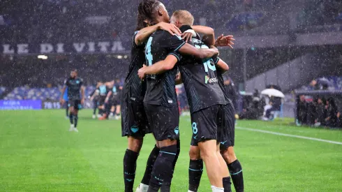 Lazio festeja vitória contra o Nápoles. Foto: Imago