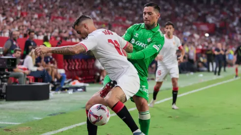 Imagens do jogo entre Sevilla e Bétis que despoletou a polémica.