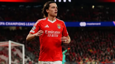 Benfica: Álvaro Carreras pode regressar ao Manchester United. Foto: Getty Images