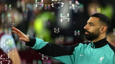 Mohamed Salah, o melhor marcador e assistente da liga, será um dos jogadores em foco no Liverpool x United. Foto: Getty Images