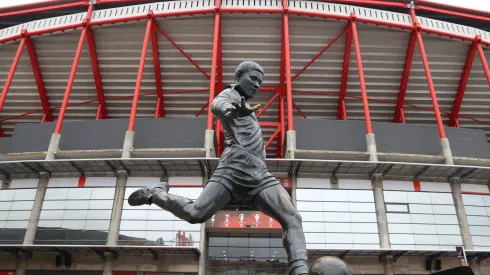 Estátua de Eusébio junto ao Estádio da Luz. Foto: Julian Finney/Getty Images