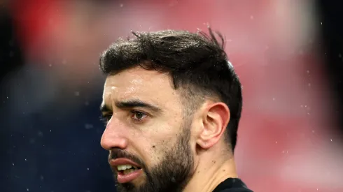 Bruno Fernandes, jogador do Manchester United. Foto: Getty Images