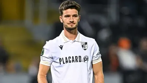 Tomás Händel a jogar pelo Vitória SC. Foto: Octavio Passos/Getty Images