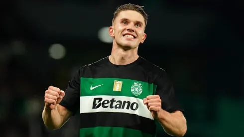 Gyokeres, na mira de Manchester United e Bayern Munique. Foto: Gualter Fatia/Getty Images.