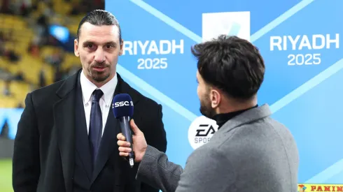 Zlatan Ibrahimovic elogiou Sérgio Conceição com o seu habitual humor. Foto: Getty