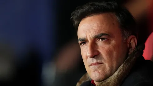 Carlos Carvalhal não conseguiu repetir a vitória do SC Braga para o campeonato, contra o Benfica. Foto: Getty