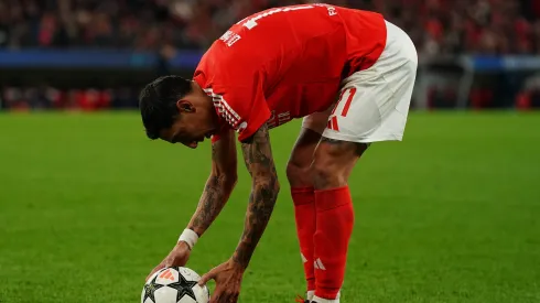 Di María bisou ante o SC Braga. Foto: Getty.