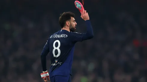 Bruno Fernandes voltou ao seu nível elevado habitual com a entrada de Ruben Amorim no United. Foto: Getty
