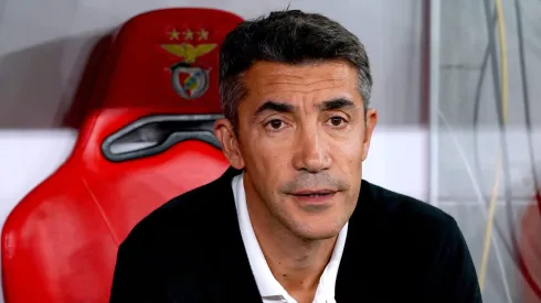 Bruno Lage no banco do Benfica. Foto: Getty Images