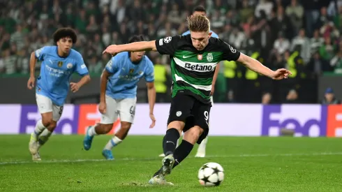 Viktor Gyökeres, avançado do Sporting. Foto: Getty