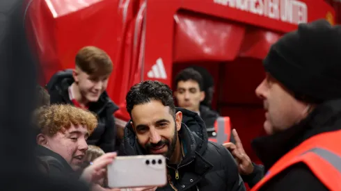 Ruben Amorim tem estado em sintonia com os adeptos do Manchester United. Foto: Getty
