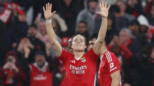 Andreas Schjelderup tem sido titular no Benfica. Foto: Getty.