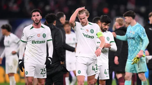 Sporting perde com o Leipzig. Foto: Getty Images
