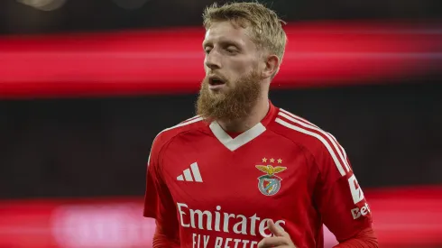 Jan-Niklas Beste pode deixar Benfica antes da Juventus. Foto: Carlos Rodrigues/Getty Images.