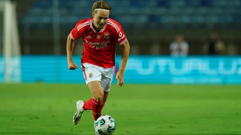 Andreas Schjelderup continua a ganhar cada vez mais destaque no Benfica. Foto: Getty