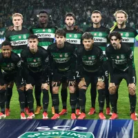 Conrad Harder, João Simões e Gonçalo Inácio reagem à passagem do Sporting na Champions League