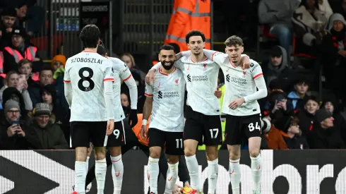 Liverpool festeja vitória contra o Bournemouth. Foto: Getty Images