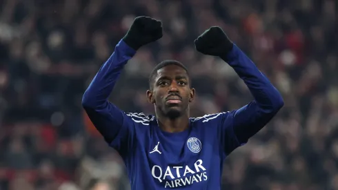 Ousmane Dembélé fez hat-trick. Foto: Getty Images