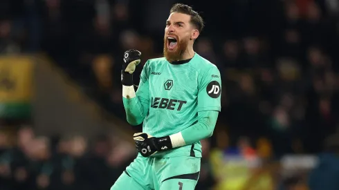 A alegria de José Sá. Foto: Getty Images.