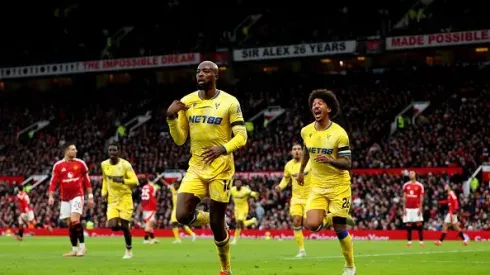 Jean-Philippe Mateta marcou o golo da vitória do Crystal Palace sobre o Manchester United. Foto: Getty Images