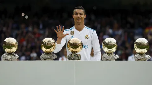 Cristiano Ronaldo tem 5 Bolas de Ouro em sua posse. Foto: Getty