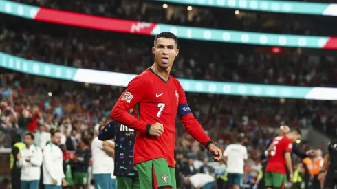 CR7 acompanha os jogos do Sporting. Foto: Getty Images.