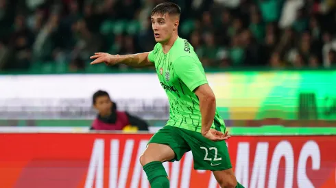 Iván Fresneda foi titular e marcou o golo do Sporting. Foto: Getty