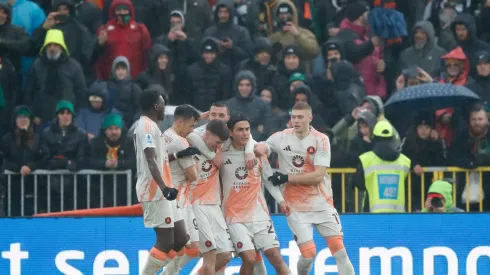 Roma festeja vitória contra o Veneza. Foto: Getty Images