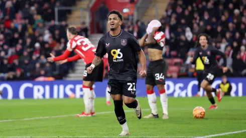 Marcus Edwards marcou no seu primeiro jogo com a camisola do Burnley. Foto: Getty