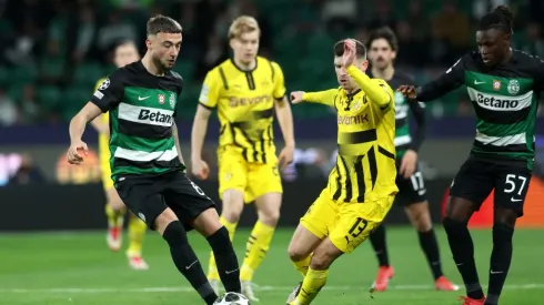 Sporting x Dortmund no José Alvalade na Champions League. Foto: Getty Images