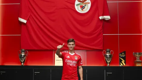 Samuel Dahl chegou ao Benfica por empréstimo da Roma. Foto: SLB.