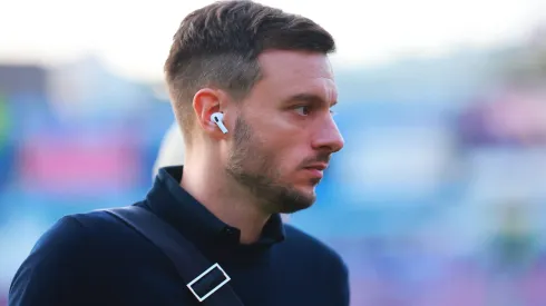 Martín Anselmi esteve na conferência de imprensa de antevisão ao Farense x FC Porto. Foto: Getty