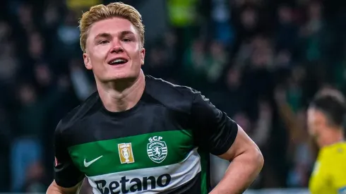 Conrad Harder, homem do jogo Sporting x Arouca. Foto: Liga Portugal