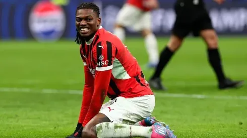 Rafael Leão em ação no Milan x Feyenoord. Foto: Getty Images