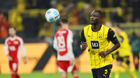 Serhou Guirassy fez quatro golos pelo Borussia Dortmund. Foto: Getty Images