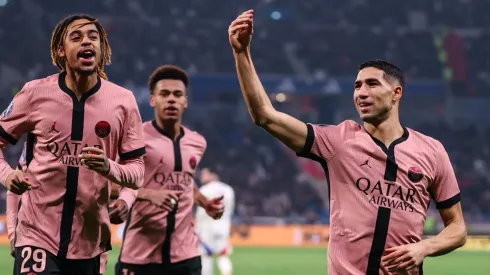 PSG vence Lyon com bis de Hakimi. Foto: PSG